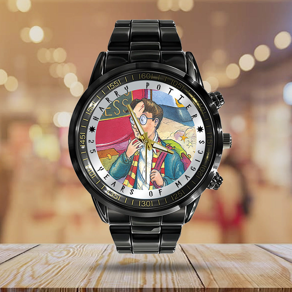 Harry Potter 25th Anniversary 2026 Black Stainless Steel Watch – TANTN19392