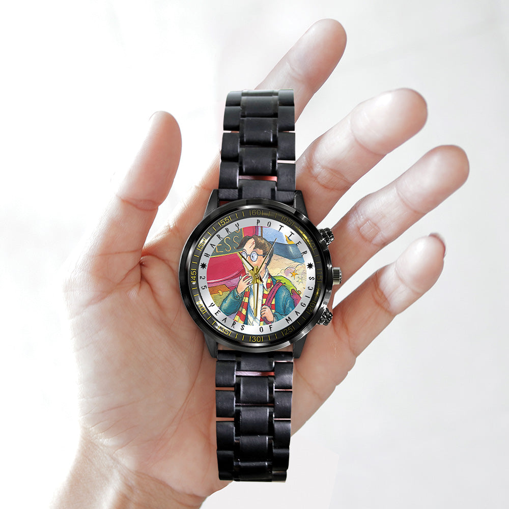 Harry Potter 25th Anniversary 2026 Black Stainless Steel Watch – TANTN19392