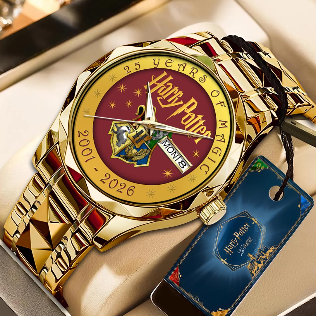 Harry Potter 25th Anniversary Alloy Luxury Quartz Watch – HOATT15217