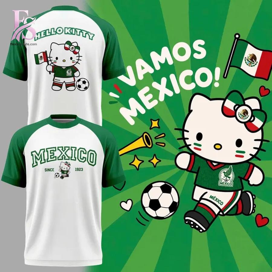 Hello Kitty Mexico Soccer Since 1923 Shirt