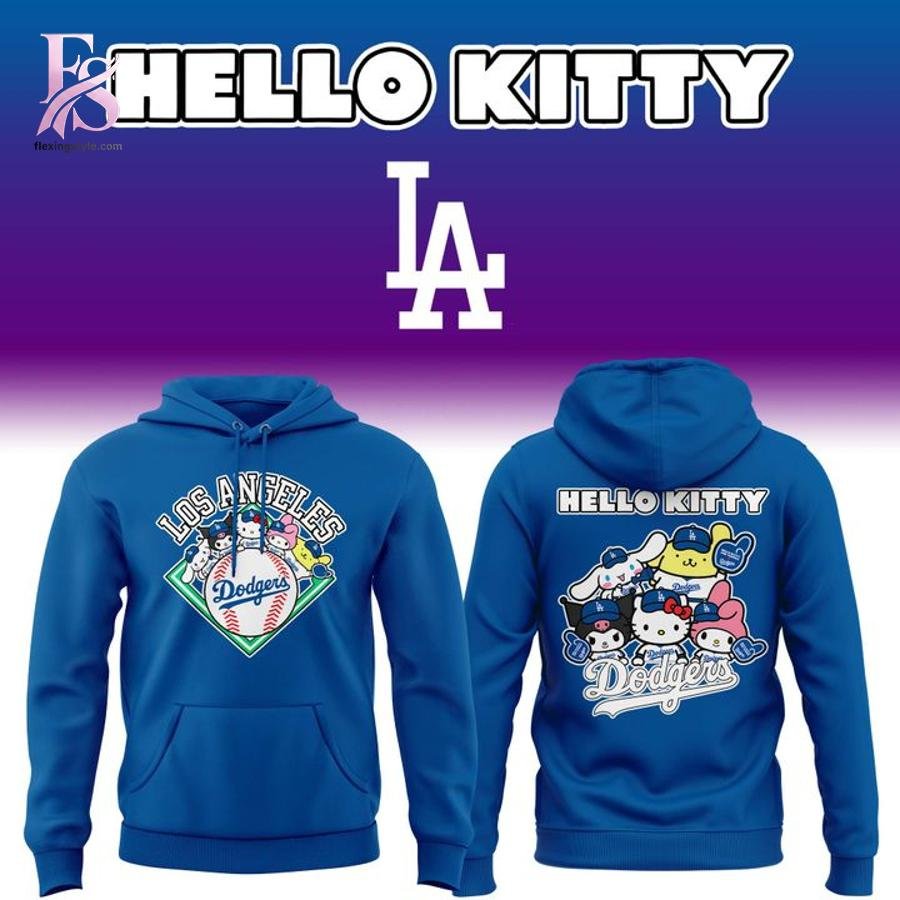 Hello Kitty and Friends x LA Dodgers Hoodie