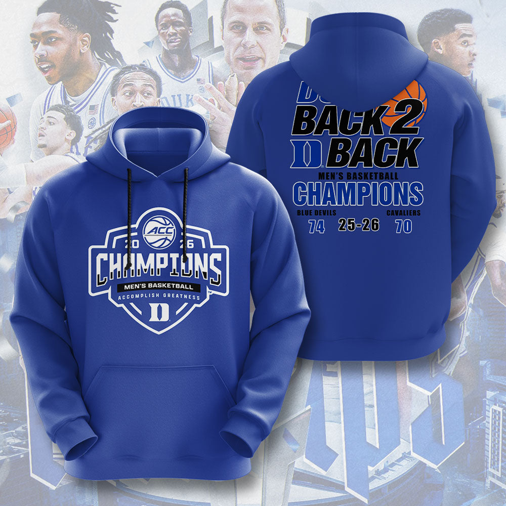 Duke Blue Devils Men's Basketball 3D Apparel – GNE5515