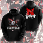 Nebraska Cornhuskers Football x Terence Crawford 3D Apparel – TMTHU1037