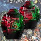 Iron Maiden Run For Your Lives 2026 3D Apparel – TMTHU1094