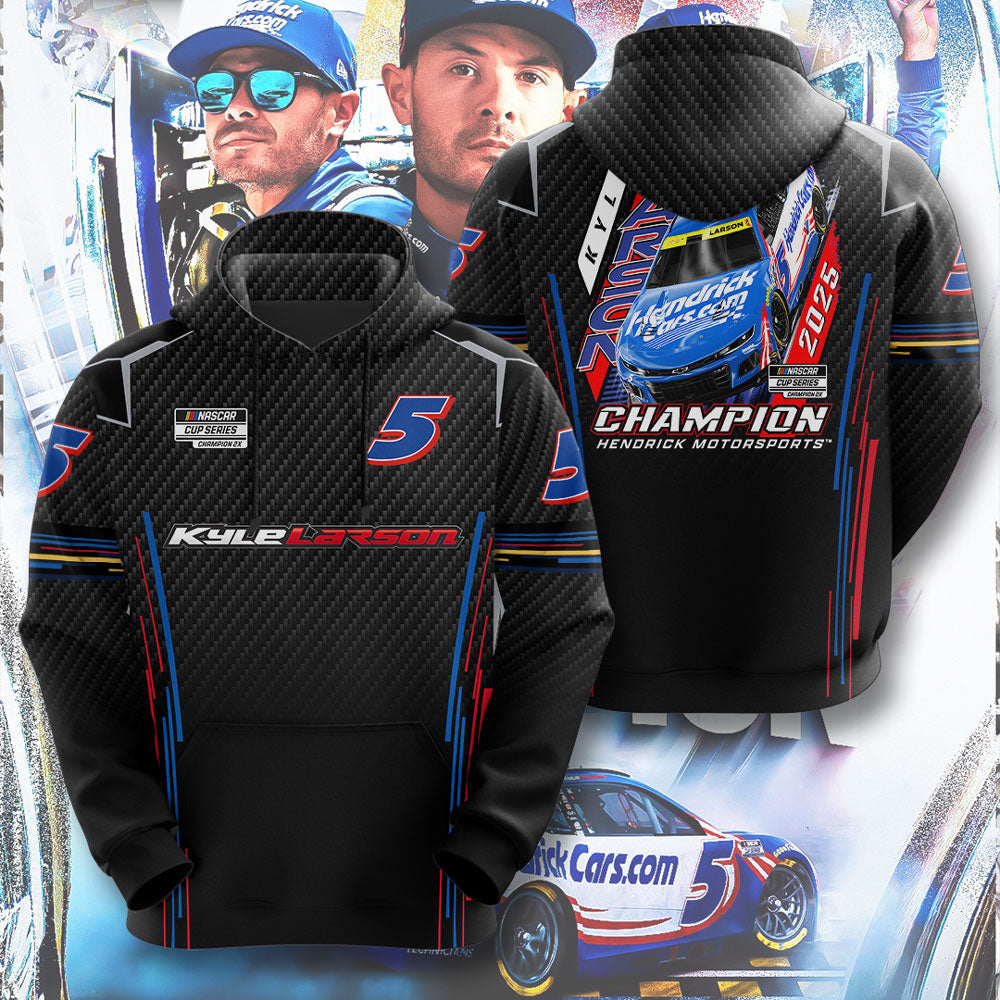 Kyle Larson Nascar Cup Series Champion 3D Apparel – TMTHU1969