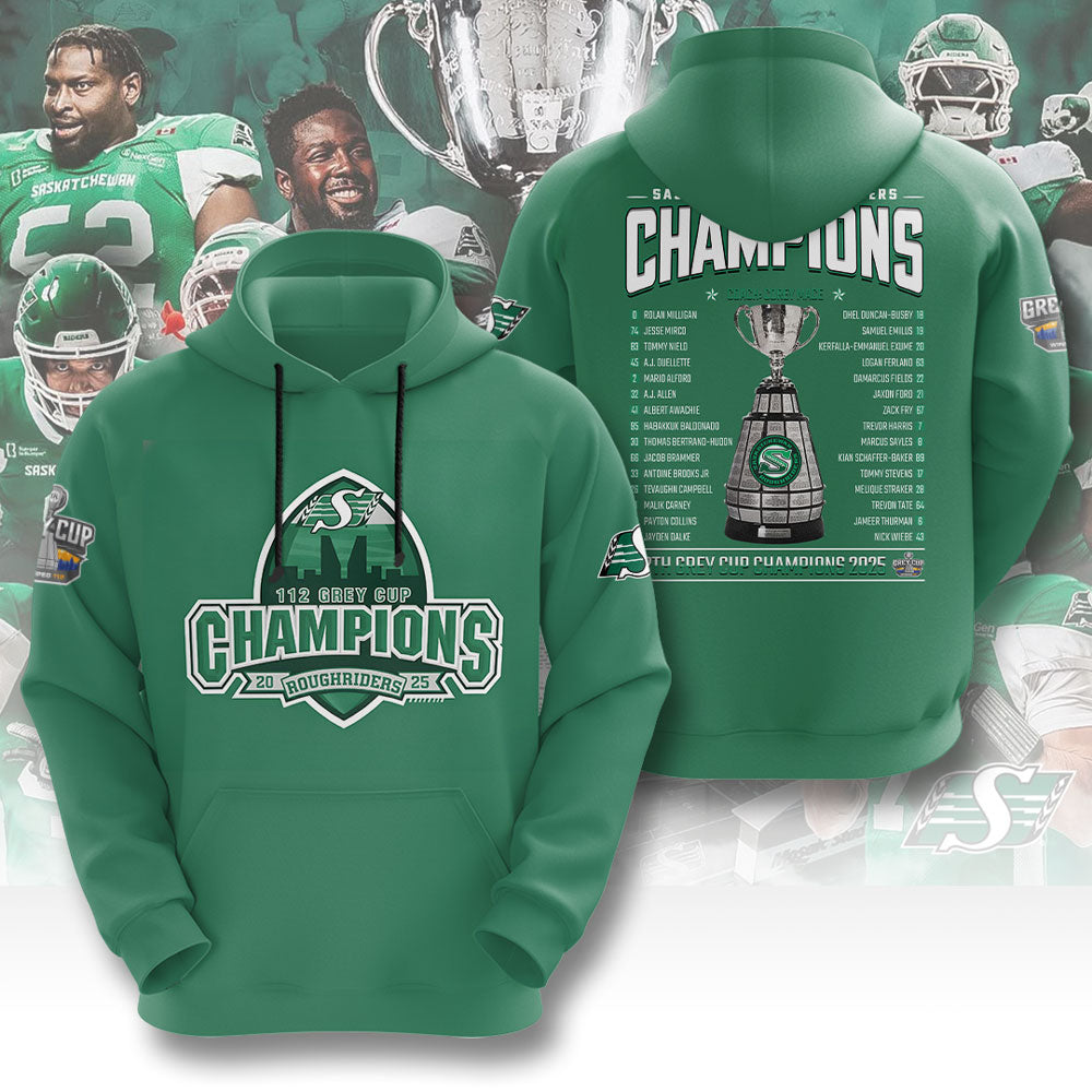 Saskatchewan Roughriders 3D Apparel – TMTHU2268