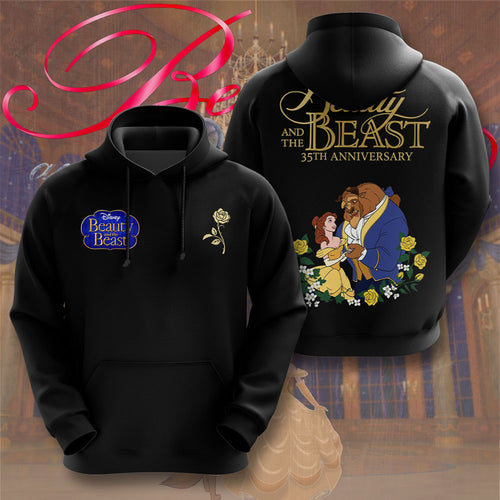 Beauty And The Beast 35th Anniversary 3D Apparel – TMTHU3334