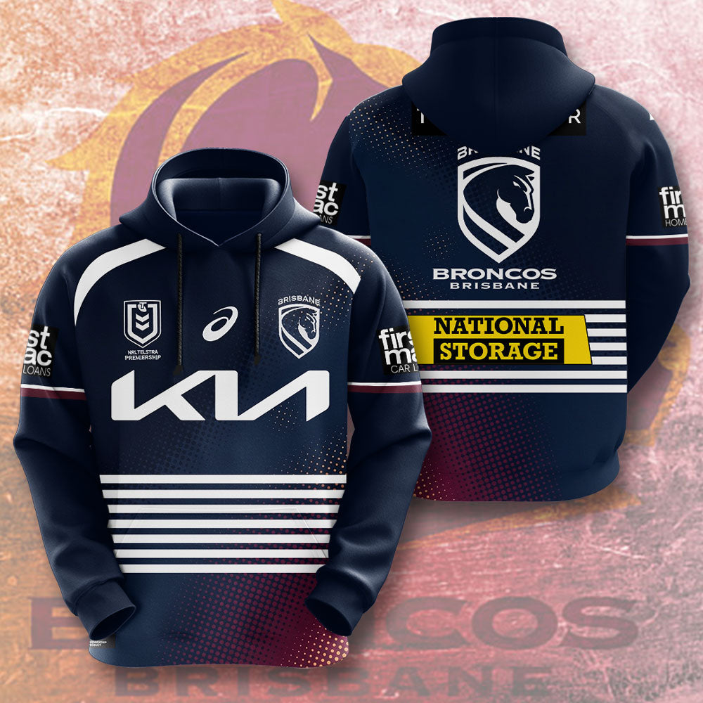 Brisbane Broncos 3D Apparel – TMTHU3556