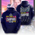 Seattle Seahawks 2025 Super Bowl LX Champions 3D Apparel – TMTHU3903