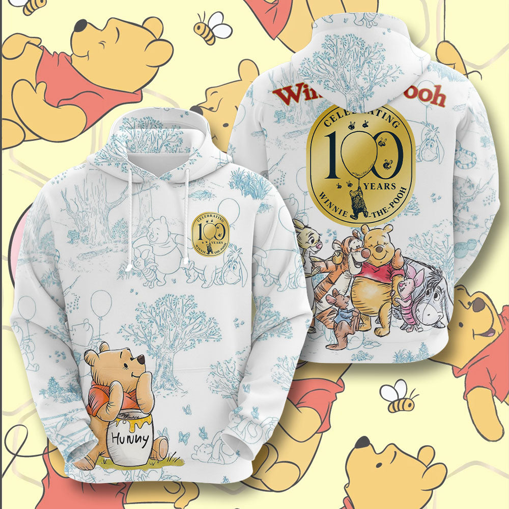 Winnie-the-Pooh 100th Anniversary 2026 3D Apparel – TMTHU5179