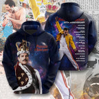 Freddie Mercury 80th Anniversary 3D Apparel – TMTHU6153