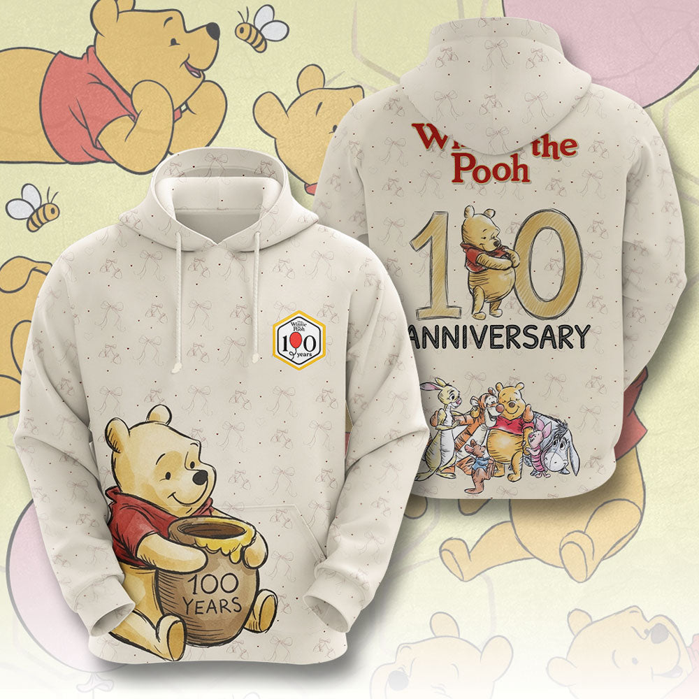 Winnie-the-Pooh 100th Anniversary 3D Apparel – TMTHU6856
