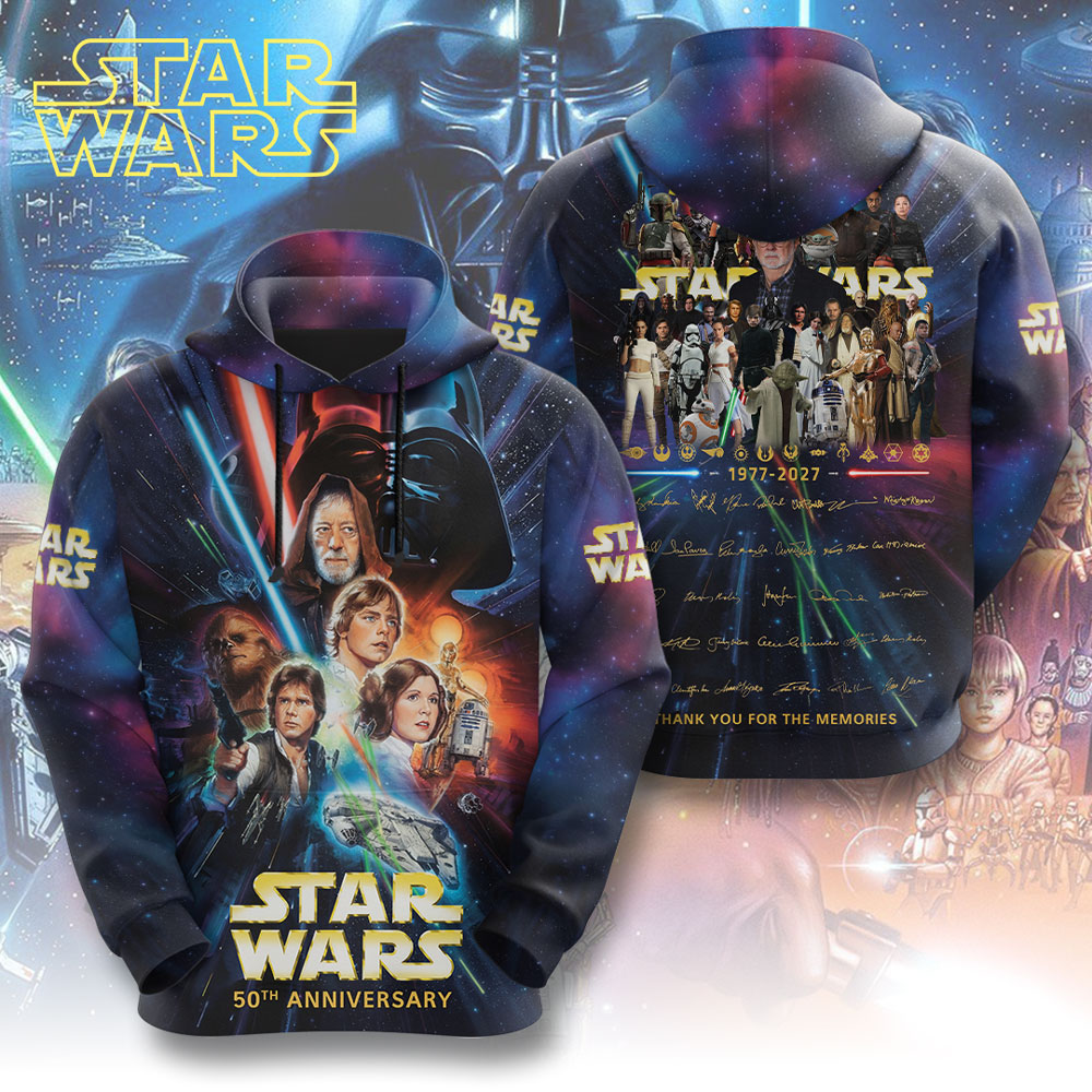 Star Wars 50th Anniversary 3D Apparel – TMTHU6984