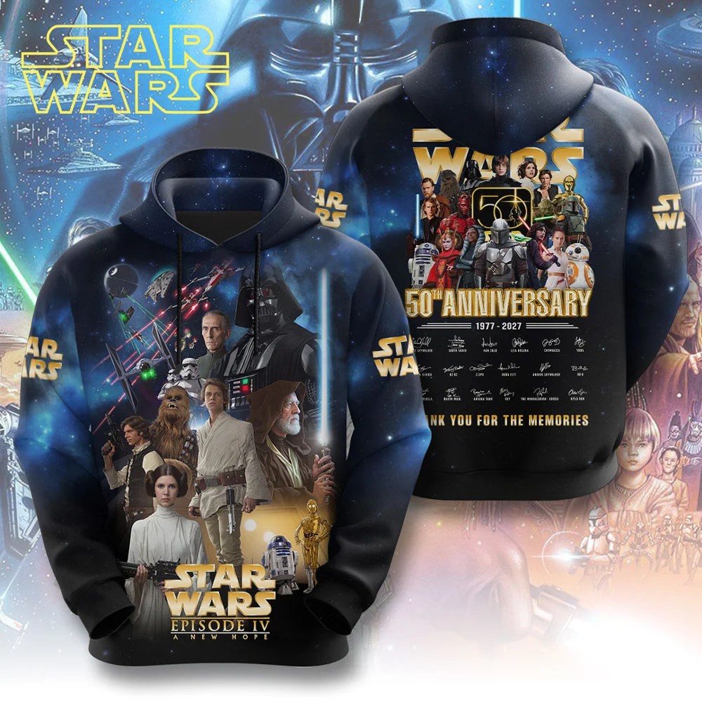 Star Wars 50th Anniversary 3D Apparel – TMTHU9083