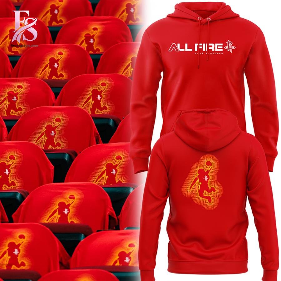 Houston Rockets All Fire Hoodie