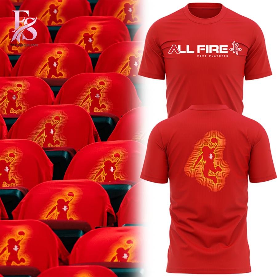 Houston Rockets All Fire Hoodie