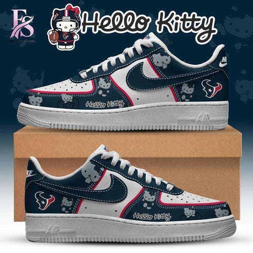 Houston Texans Hello Kitty Air Force Shoes