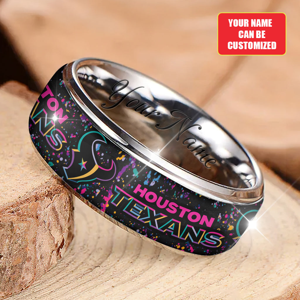 Personalized Houston Texans Crucial Catch 2025 Custom Alloy Ring – TANTN15820