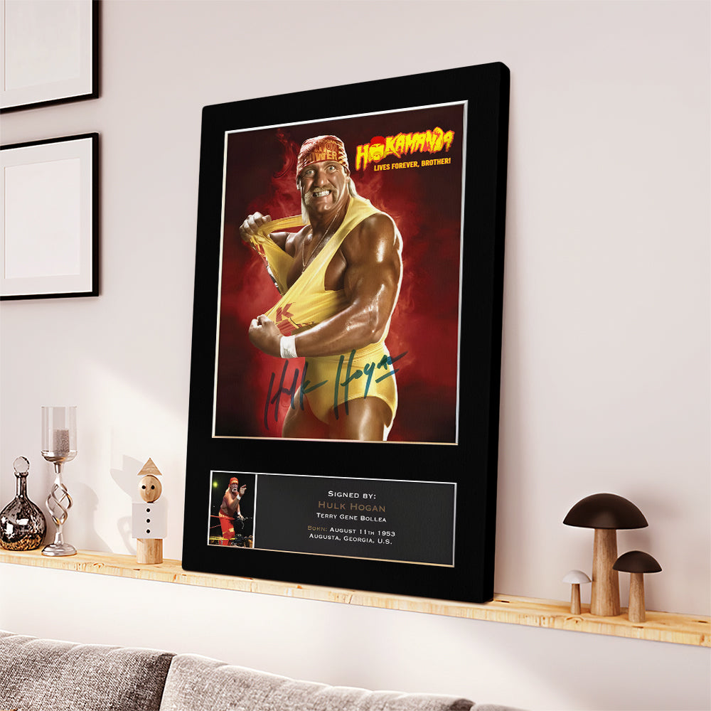 Hulk Hogan Rectangle Canvas With Inner Frame – MAITM 12424