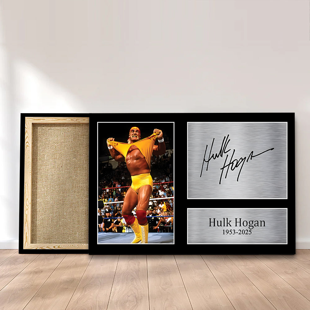 Hulk Hogan Rectangle Canvas With Inner Frame – MAITM 12434