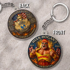 Hulk Hogan Custom Shape 2-sided Keychain – HOATT 12057