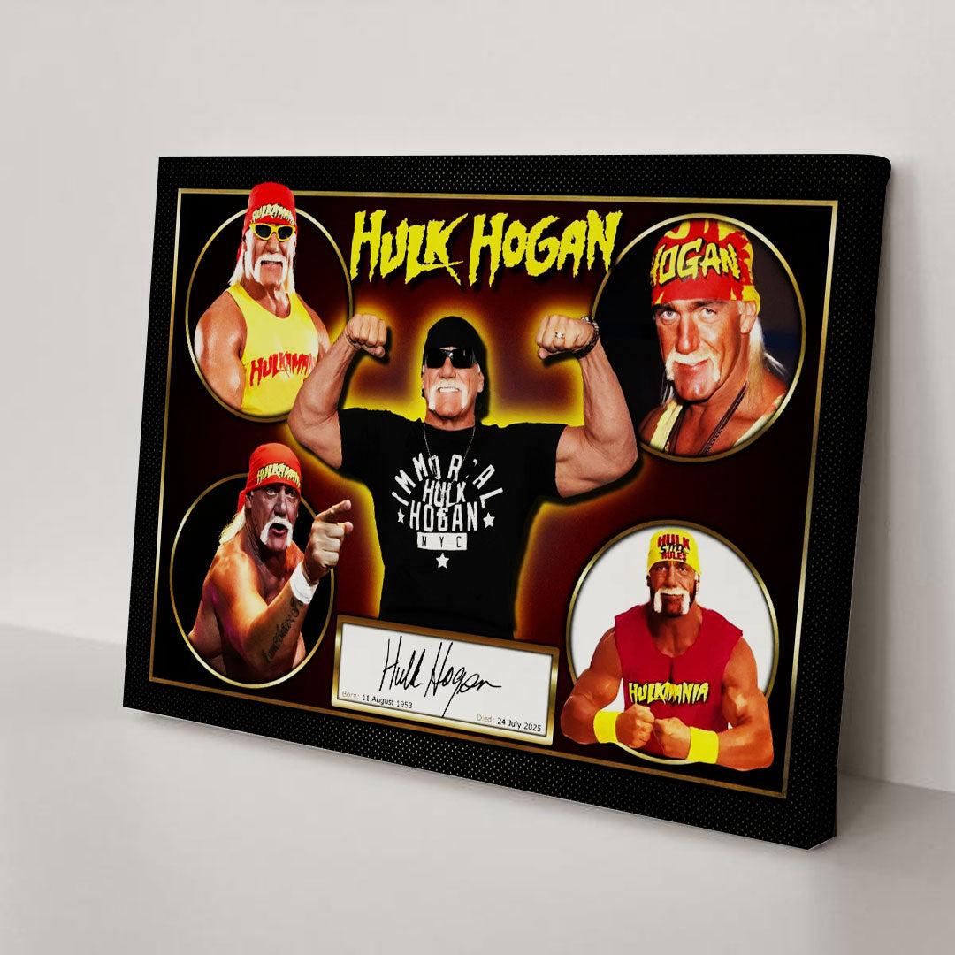 Hulk Hogan Rectangle Canvas With Inner Frame – HOATT 12042