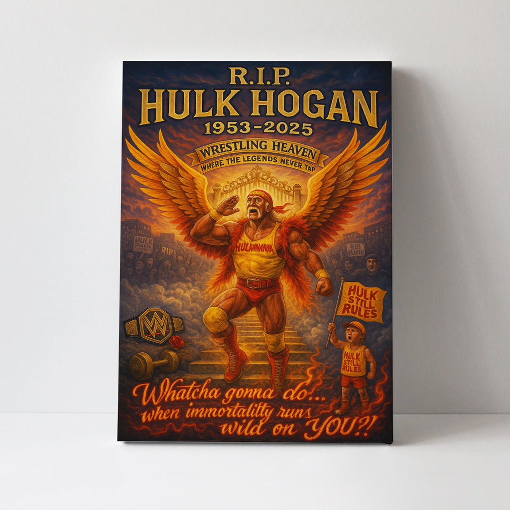 Hulk Hogan Rectangle Canvas With Inner Frame – HOATT 12086