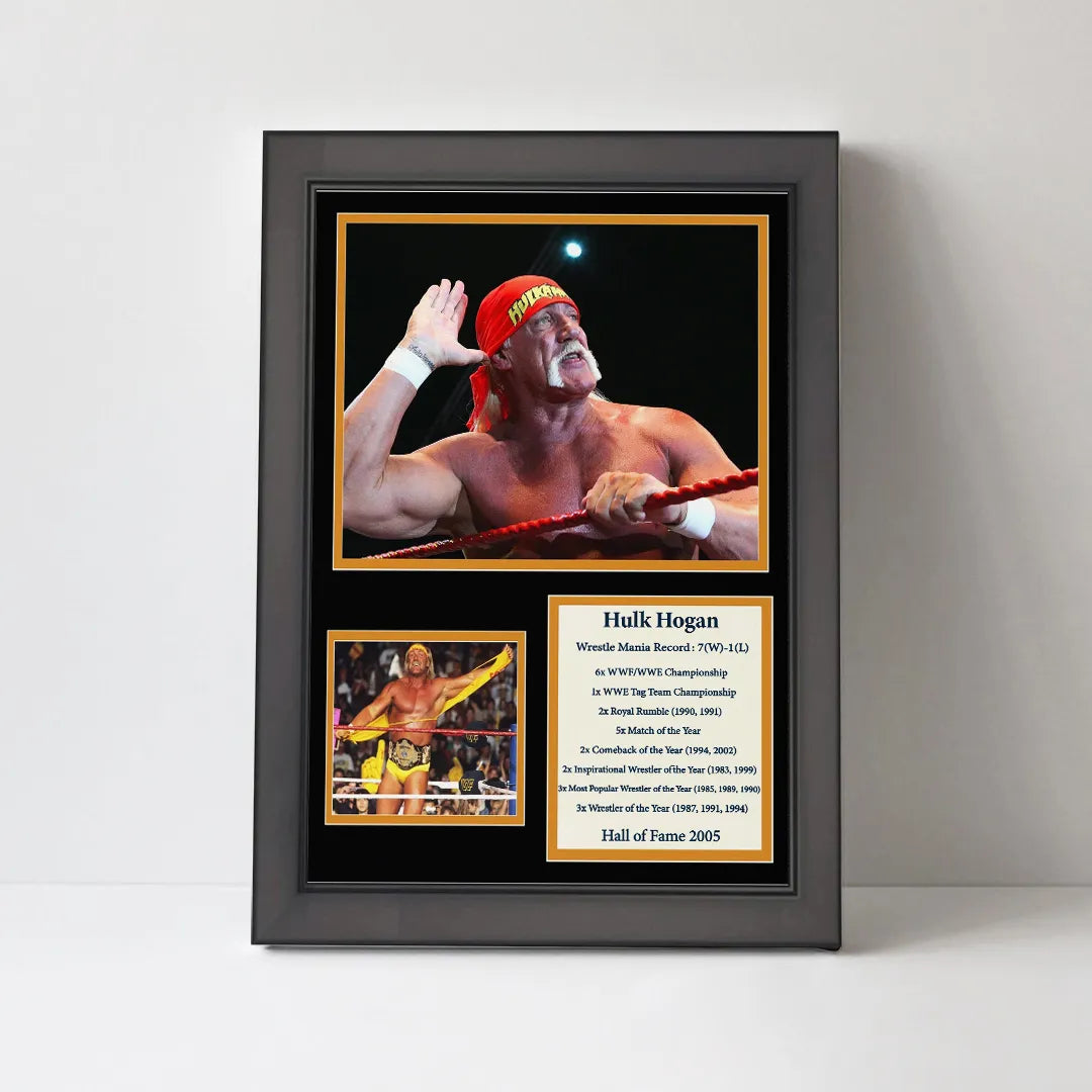 Hulk Hogan Rectangle Canvas With Inner Frame – HOATT 12299