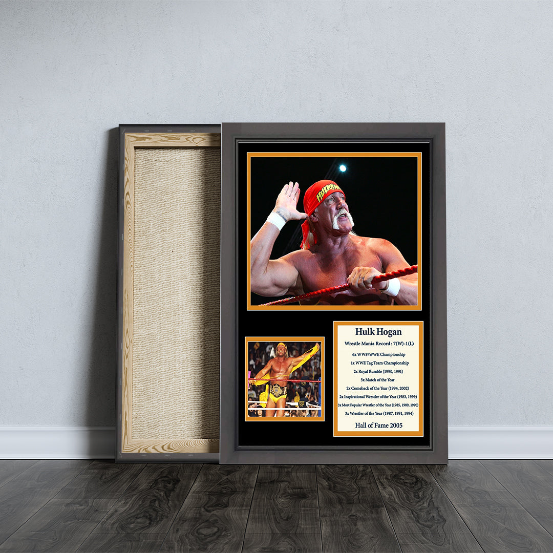 Hulk Hogan Rectangle Canvas With Inner Frame – HOATT 12299