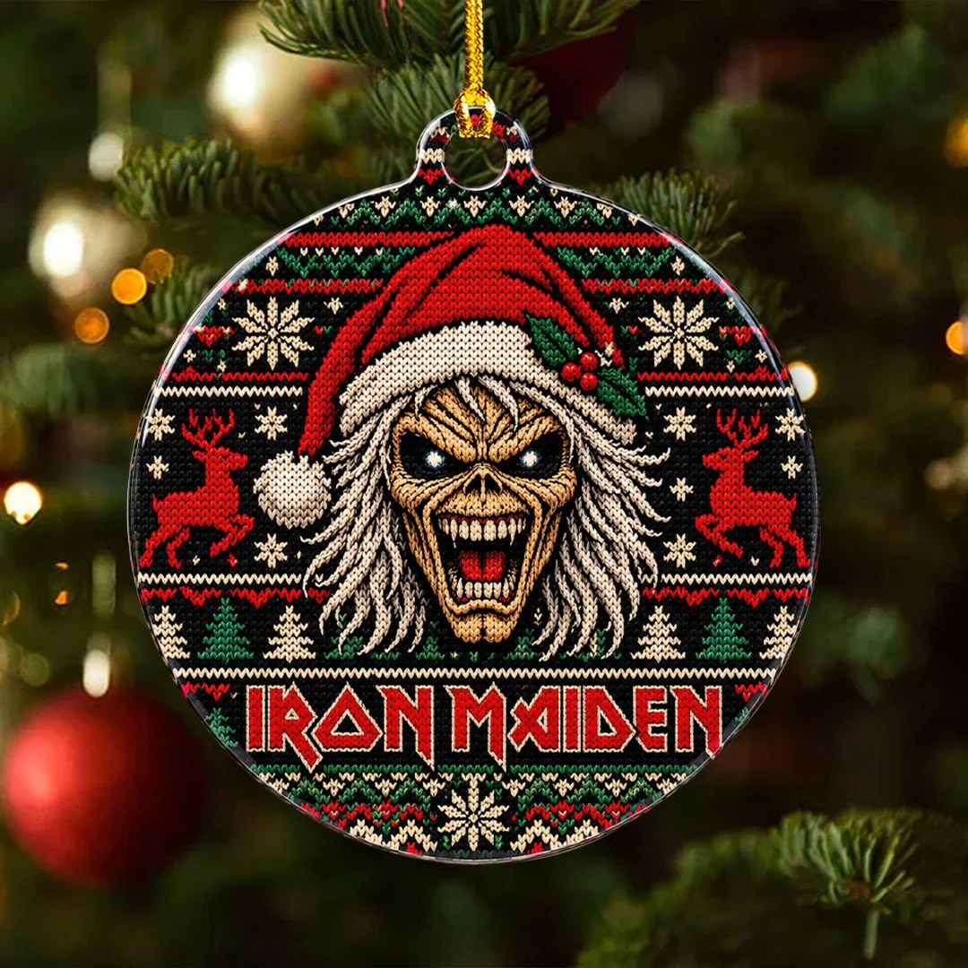 Iron Maiden Custom Shape 2-side Printed Acrylic Ornament – GNE8810
