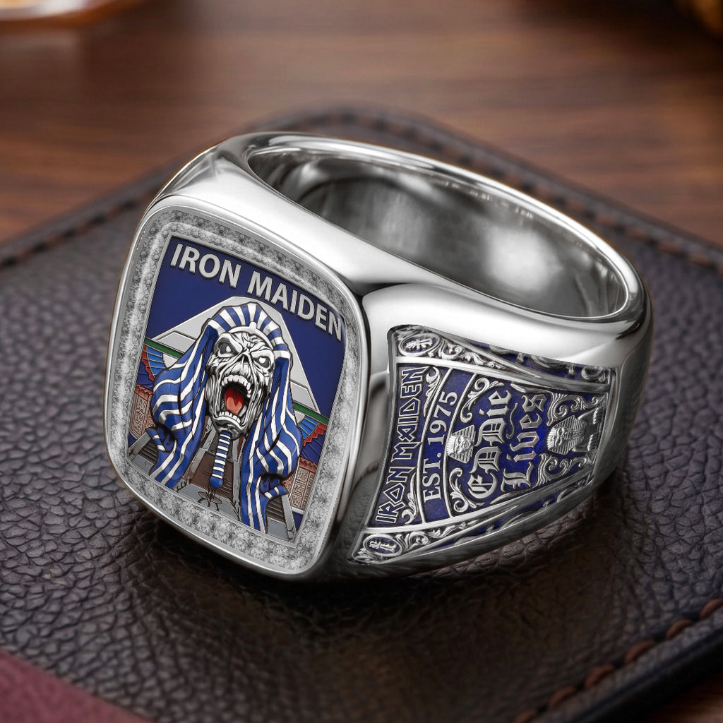 Iron Maiden 3D Engraved Ring – TMTHU7352