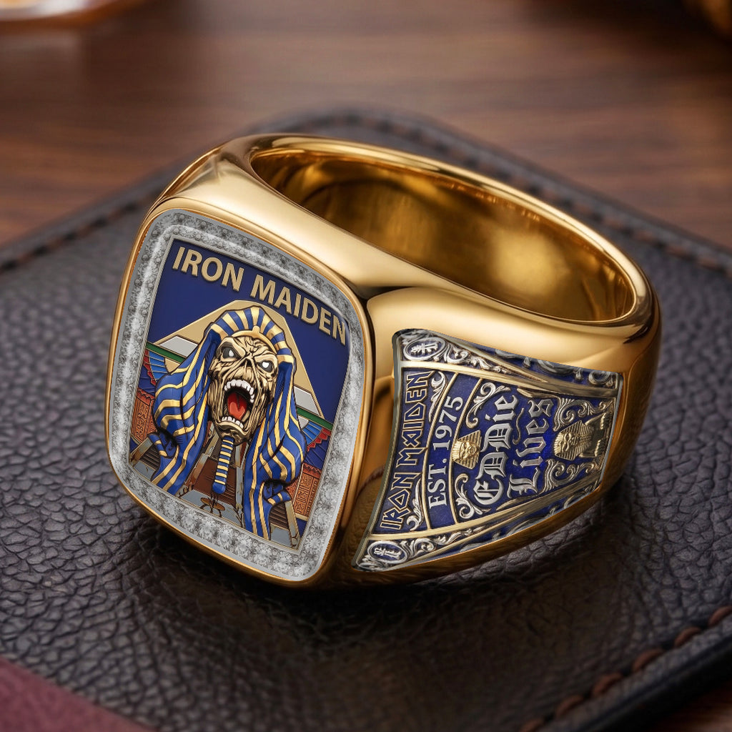 Iron Maiden 3D Engraved Ring – TMTHU7352