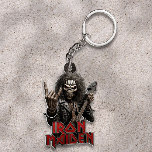 Iron Maiden Custom Shape 2-sided Keychain – TMTHU1270