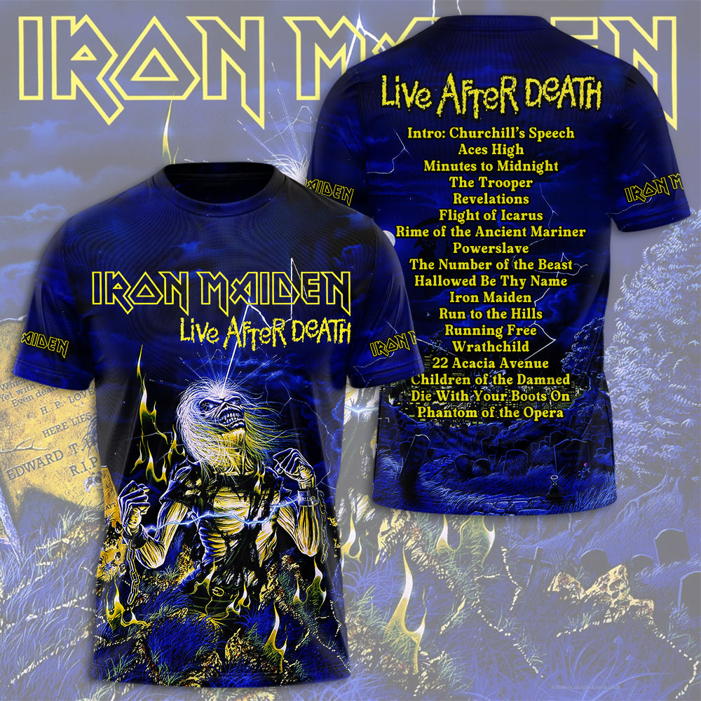 Iron Maiden Life After Death 3D Apparel – TMTHU1545