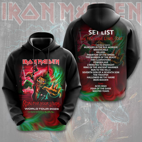 Iron Maiden Run For Your Lives 3D Apparel – TMTHU1046