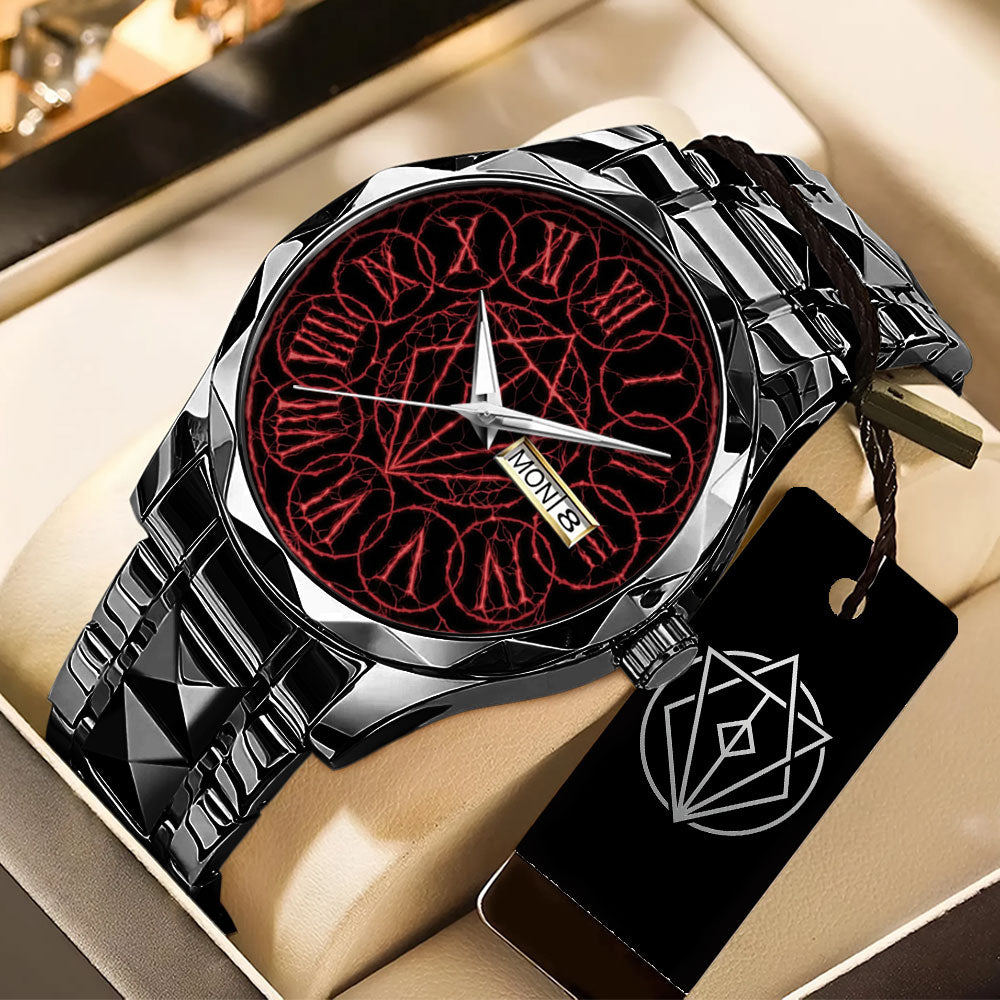 In Flames Alloy Luxury Quartz Watch – TANTN24354