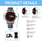 In Flames Alloy Luxury Quartz Watch – TANTN24354