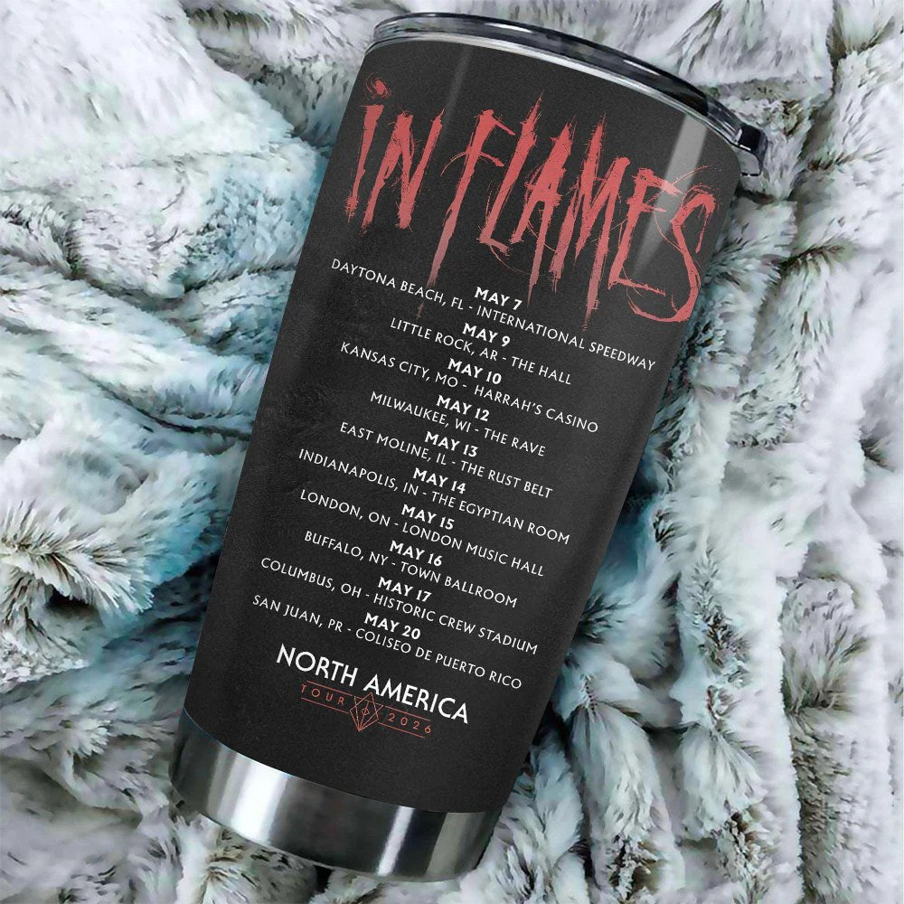 In Flames North America Tour 2026 Tumbler Cup – TANTN24956