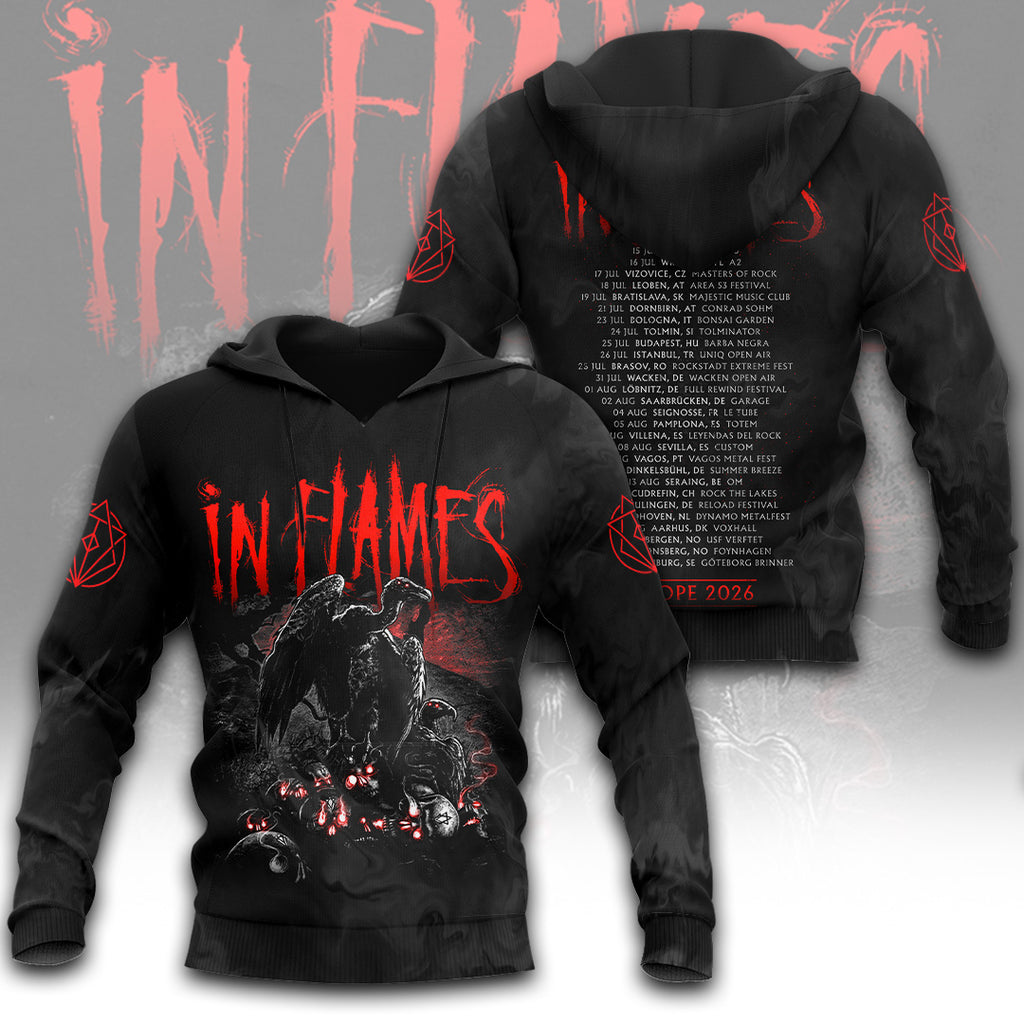 In Flames Tour 2026 3D Apparel – TANTN24351