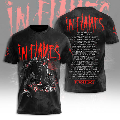 In Flames Tour 2026 3D Apparel – TANTN24351