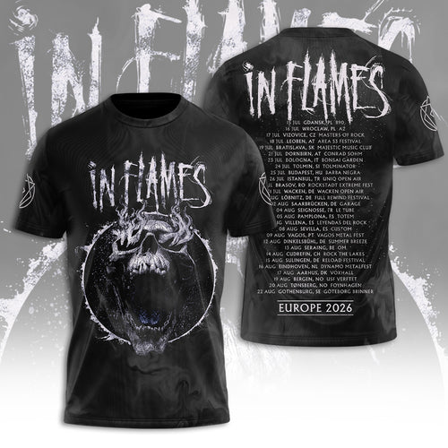 In Flames Tour 2026 3D Apparel – TANTN24352