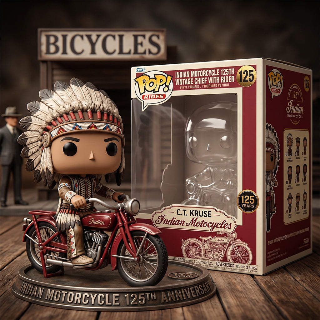 Indian Motorcycle 125th Anniversary 3D Collectible Vinyl Figure – TMTHU8071