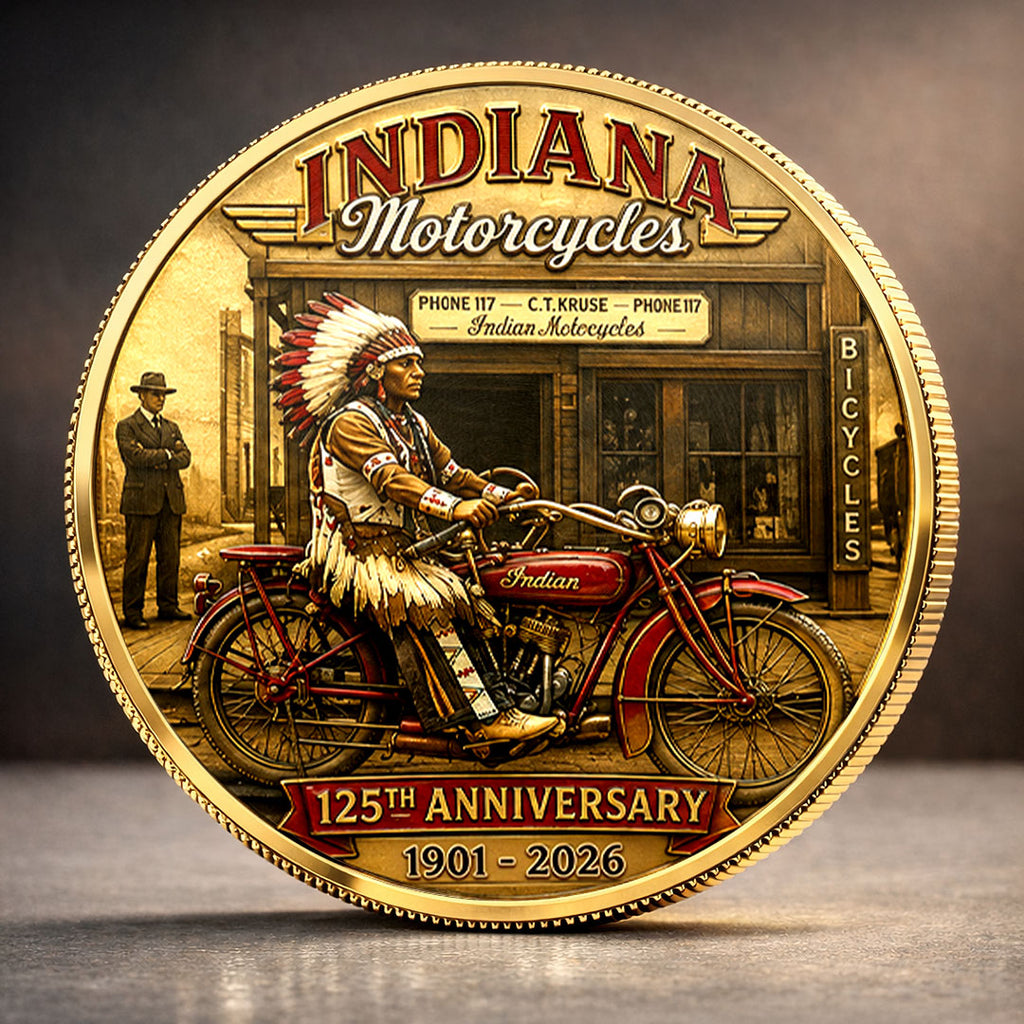 Indian Motorcycle 125th Anniversary Commemorative Coin – TMTHU8047