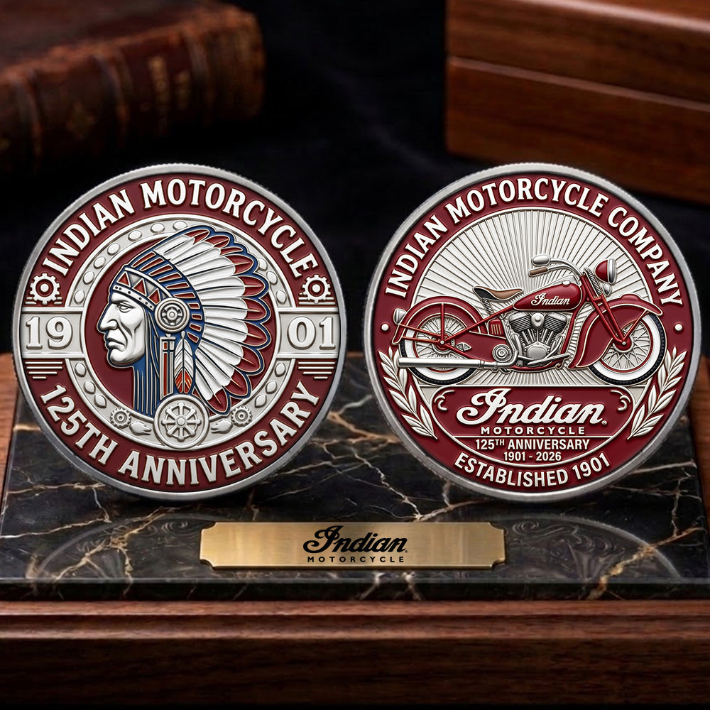 Indian Motorcycle 125th Anniversary Commemorative Coin – TMTHU8050