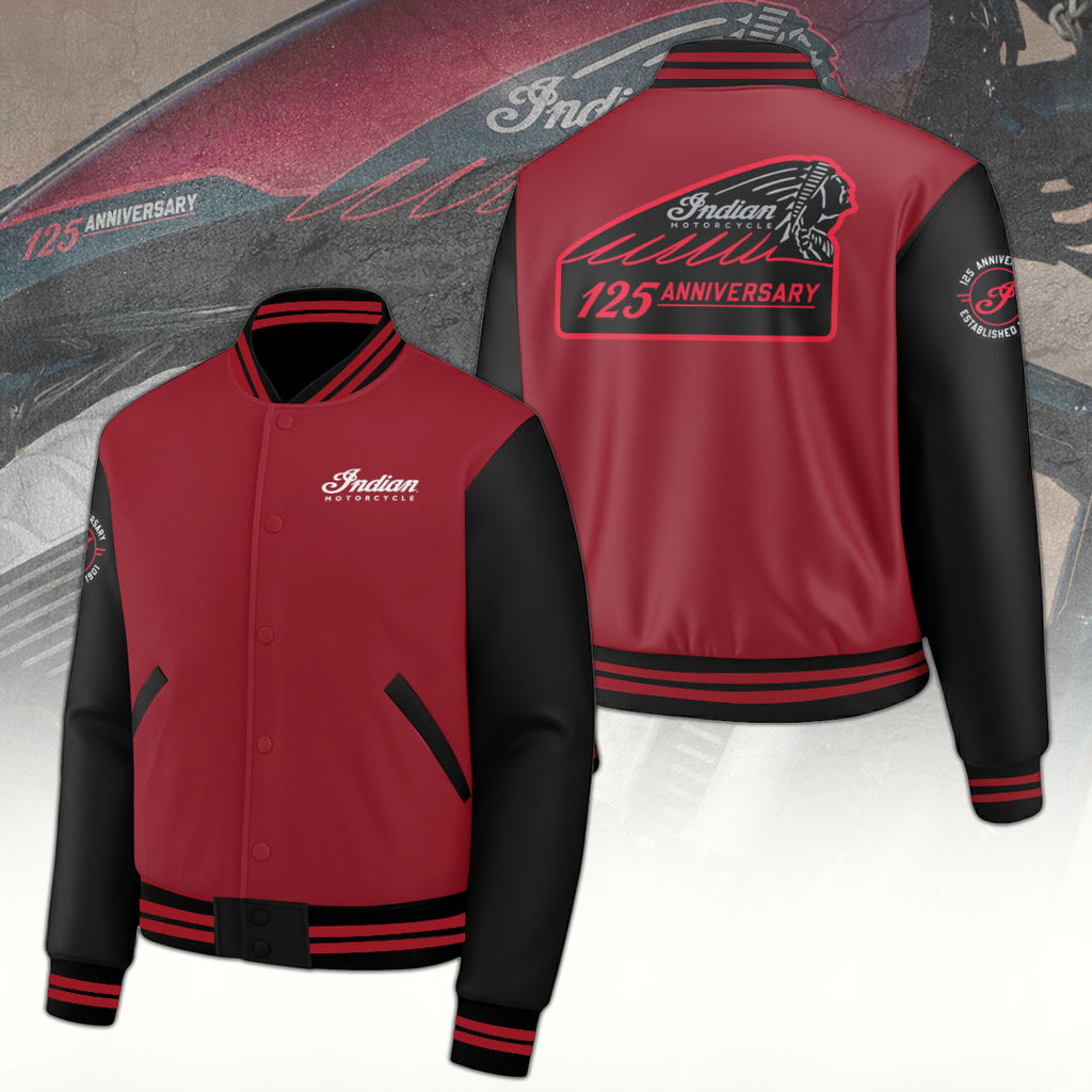 Indian Motorcycle 125th Anniversary Varsity Jacket – TANTN21665