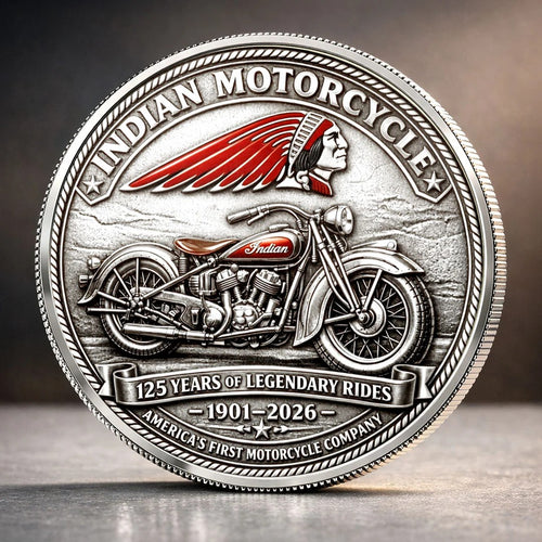 Indian Motorcycle 125th Anniversary 2026 Commemorative Coin – MAITM15417