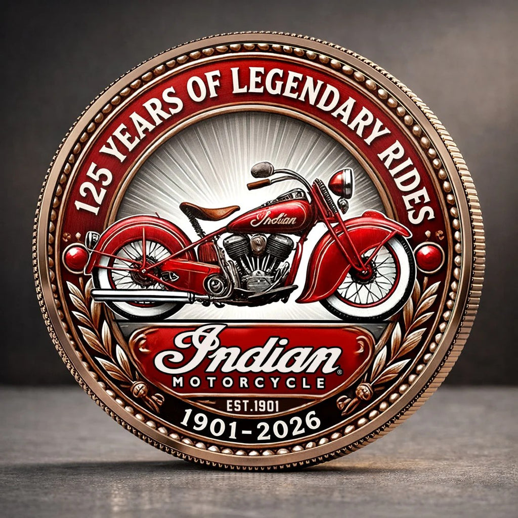 Indian Motorcycle 125th Anniversary 2026 Commemorative Coin – MAITM15421