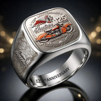Indian Motorcycle 125th Anniversary 3D Engraved Ring – HOATT20489