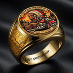 Indian Motorcycle 125th Anniversary 3D Engraved Ring – HOATT26747