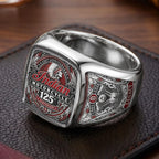 Indian Motorcycle 125th Anniversary 3D Engraved Ring – TMTHU9271